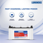 Luminous Inverter & Battery Combo with Trolley for Shop & Office